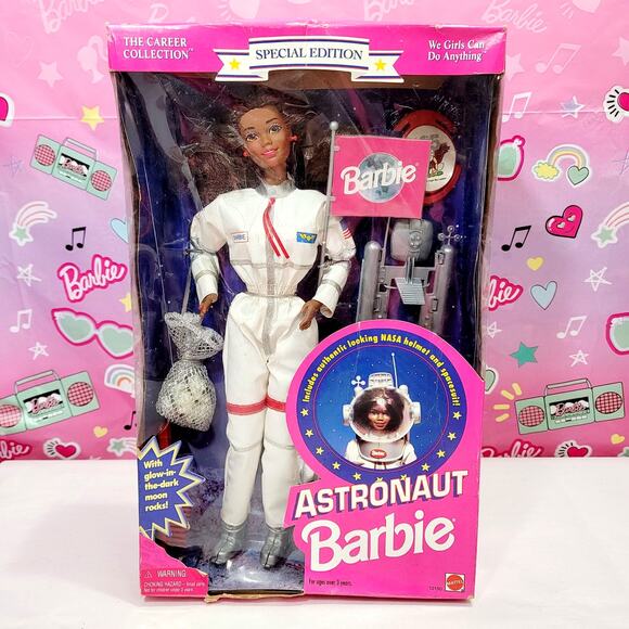 Astronaut Barbie 1994 Career Collection Doll African American 12150 Mattel NRFB - Picture 1 of 13